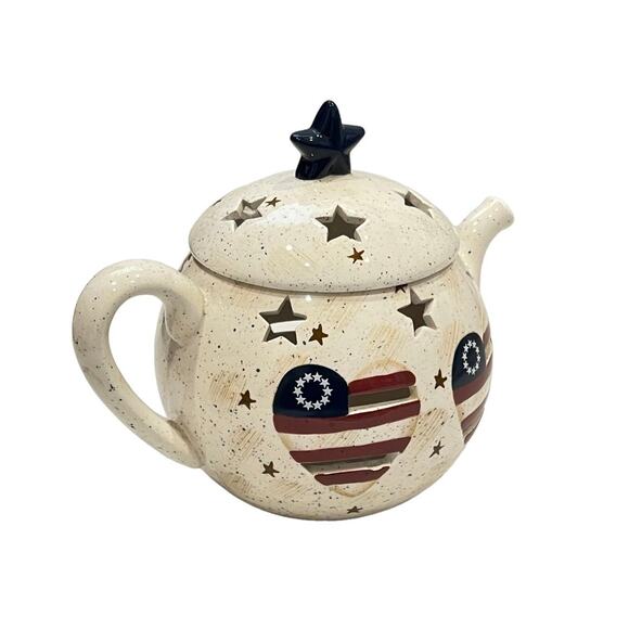 Vintage Home Interiors Candle Cover Teapot - Picture 2 of 8